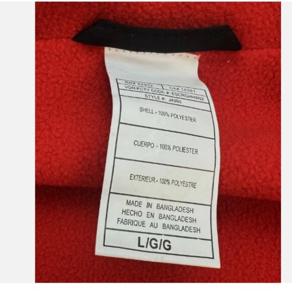 Reebok Hockey Calgary Flames Reversible Jacket Men's Size Large NHL Center Ice - Picture 11 of 12